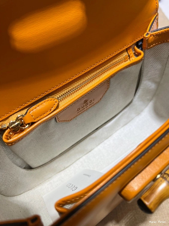 Hyper Peter bag Bamboo top handle with Small Gucci 0818